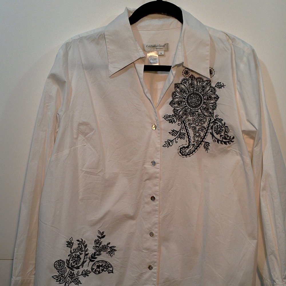Cotton Blend Blouse